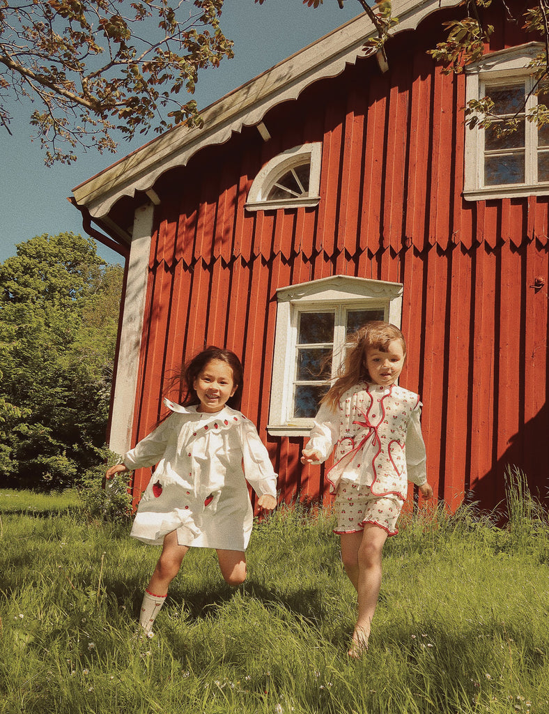 image of evelyn dress in bright white