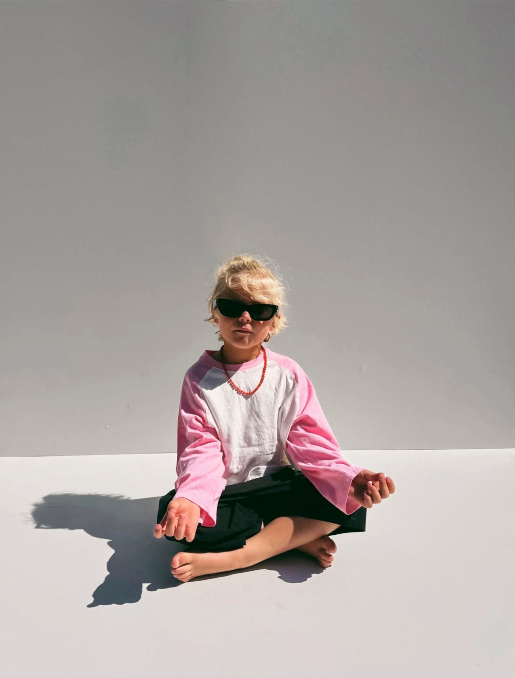 Echo Long Sleeve Tee in Peony Pink – Spilled Milk