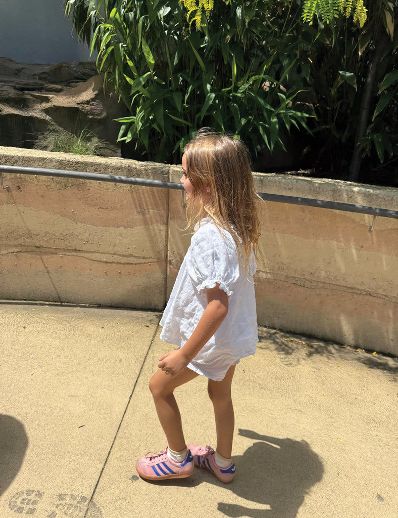 Image of Elisabell Top in White Linen