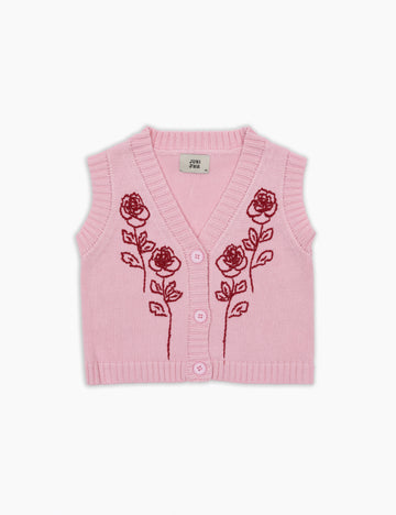 Image of Elsie Vest in Pink
