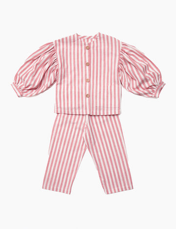 Image of the Farrow Set in Circus Stripe.