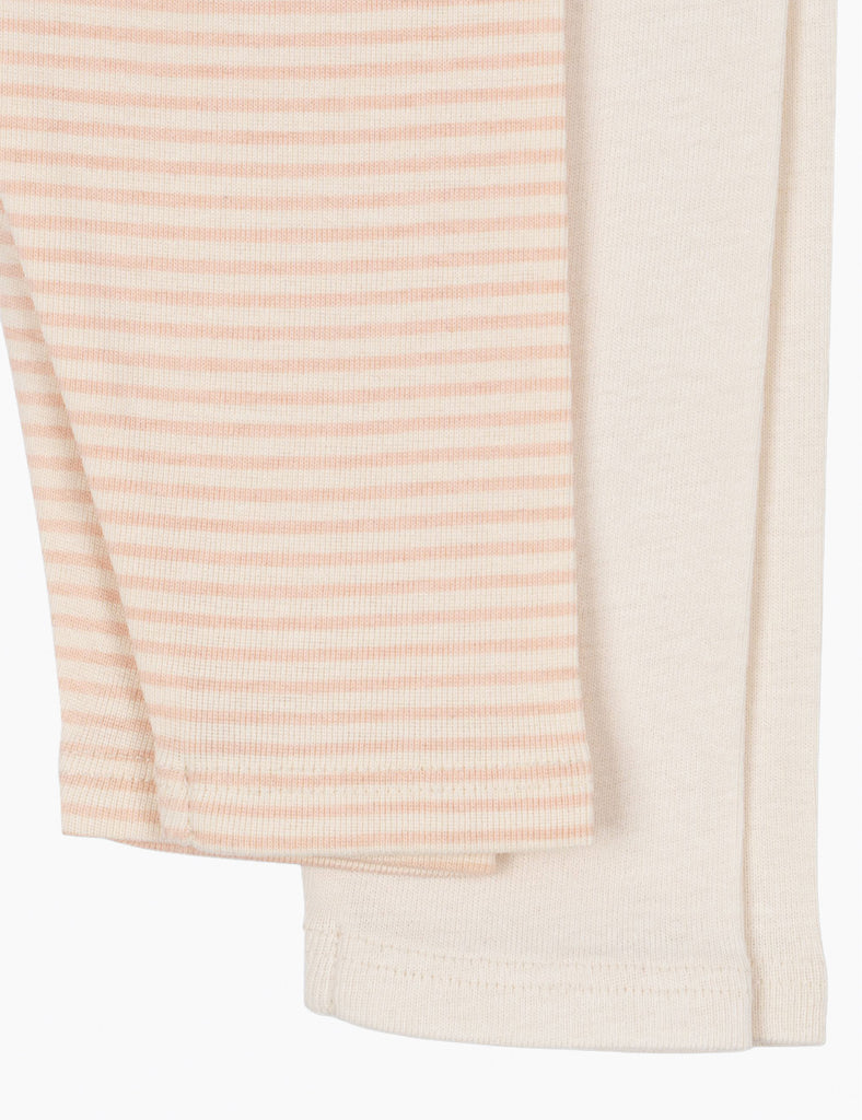 2 pack baby leggings on a white background