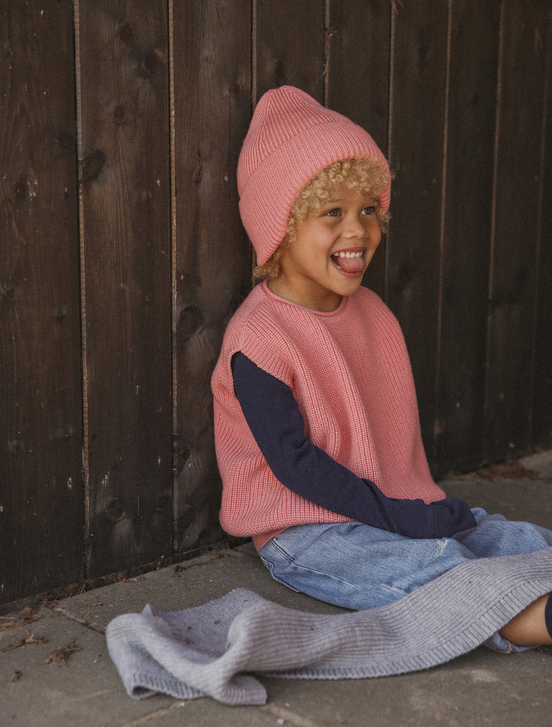 Image of Fonzie Beanie in Bubblegum.