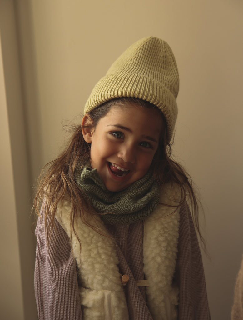 Image of Fonzie Beanie in Light Yellow.
