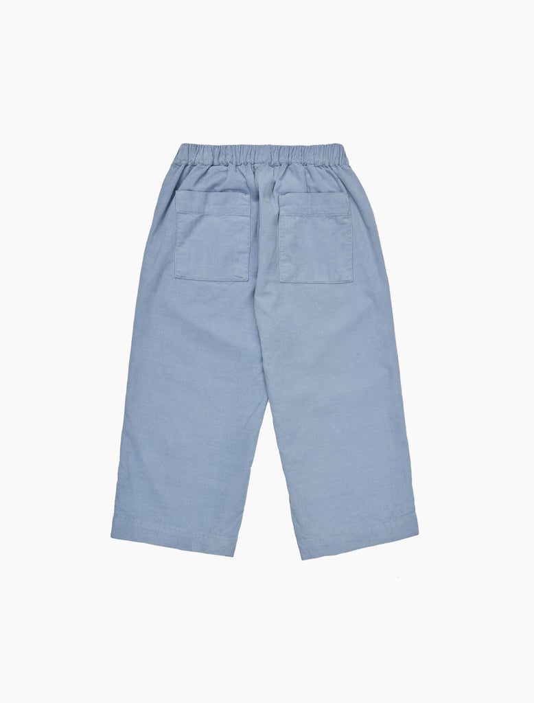 Light blue pants on a white background