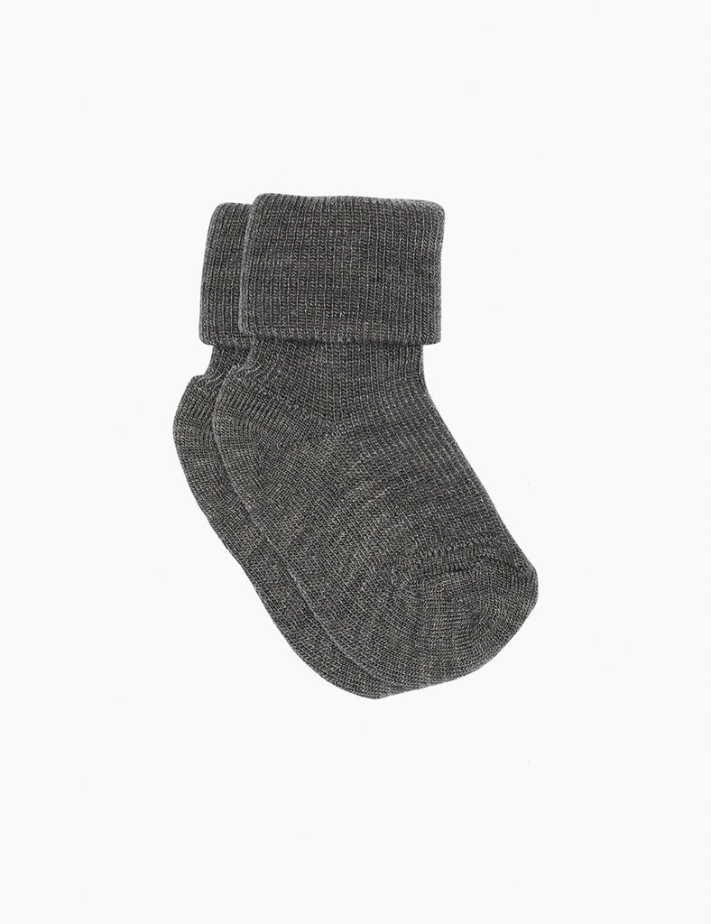 image of gro socks in heather grey