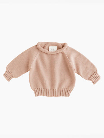 Image of Georgette Sweater in Apricot.