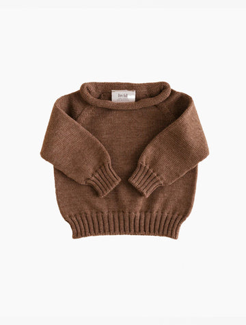 Image of Georgette Sweater in Mocha.