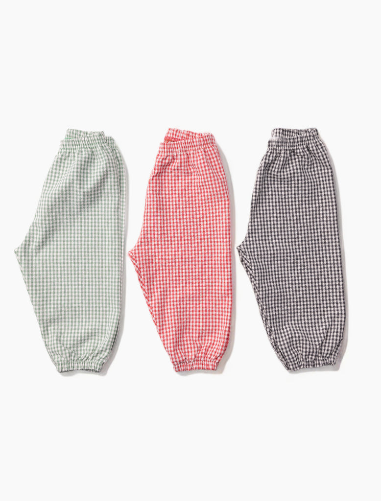 Image of Gingham Pull-On Pant all colors.
