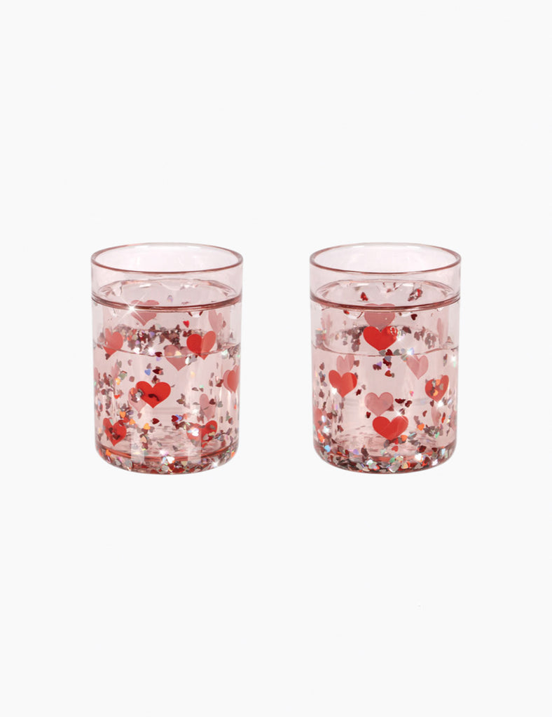 Image of Heart Glitter Cups