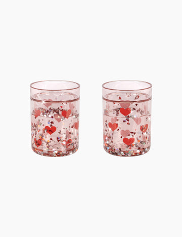 Image of Heart Glitter Cups