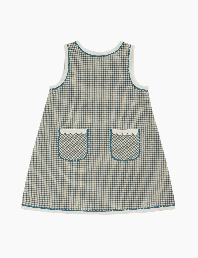 image of hannah dress in rustic check