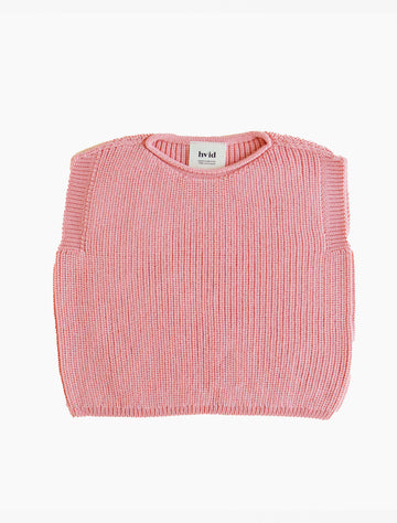 Image of Harvey Baby Vest in Bubblegum.