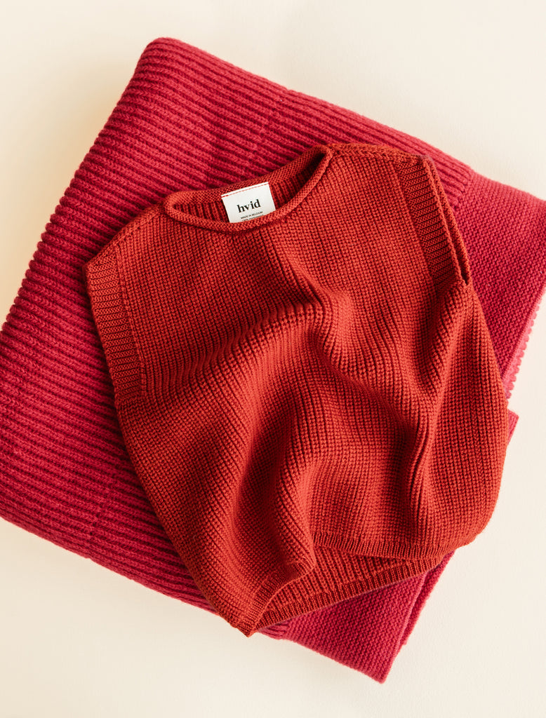 Image of Harvey Baby Vest in Red.