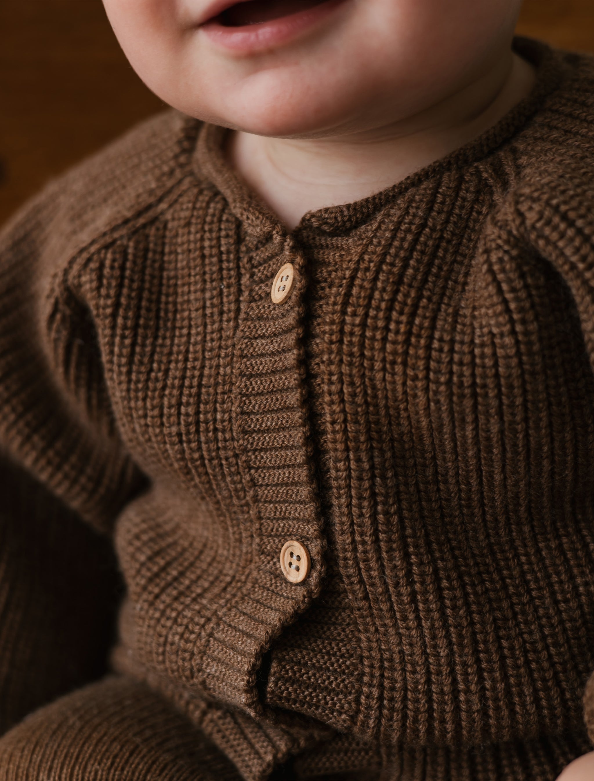 Inga Cardigan in Mocha – Spilled Milk