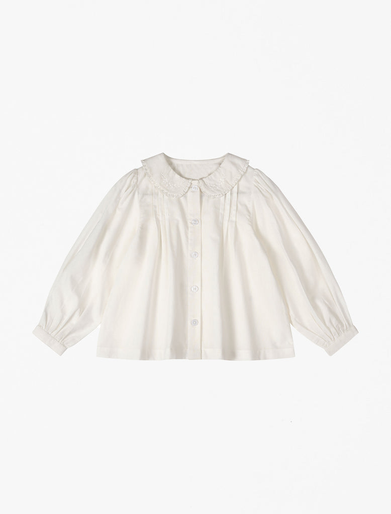 Image of the Ivy Blouse in Off White.