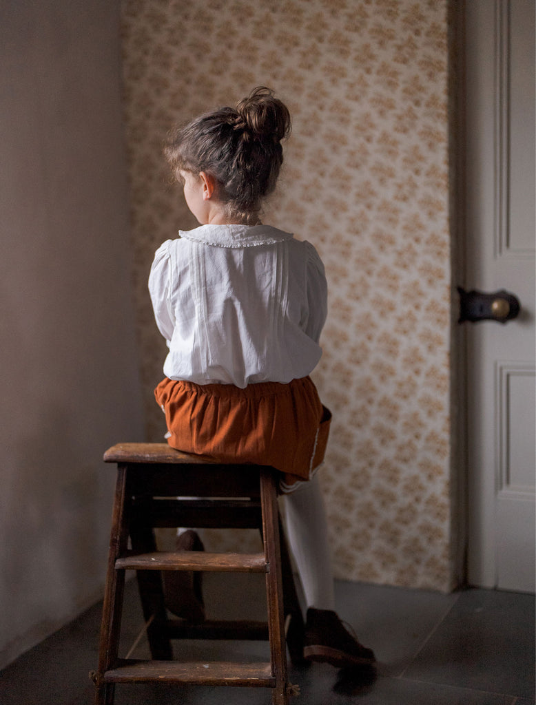 Image of the Ivy Blouse in Off White.