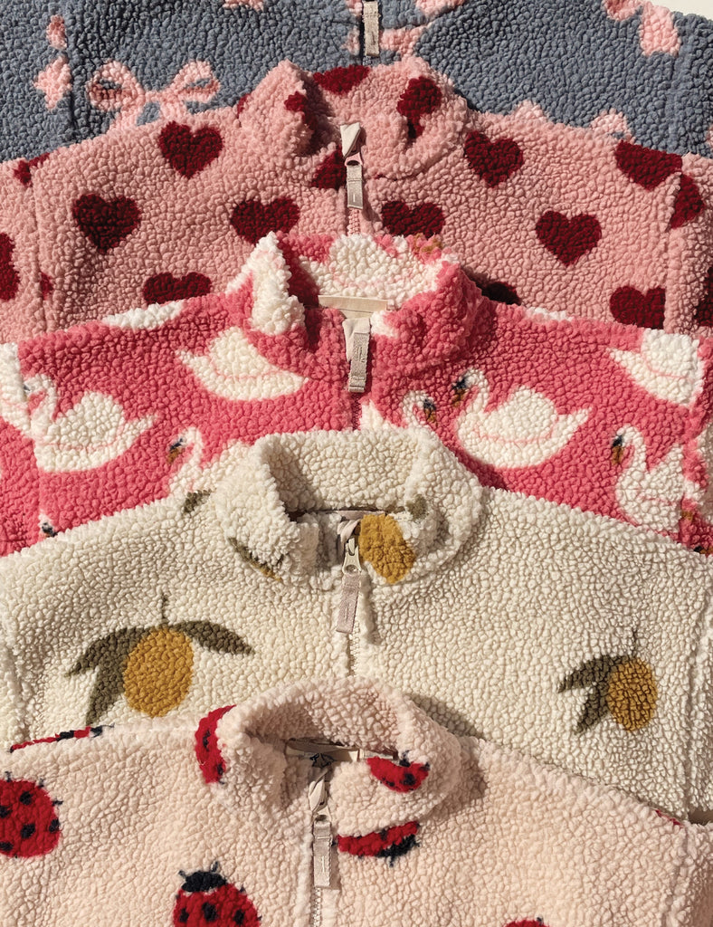 Image of Jody Fleece Jacket in Coeur.