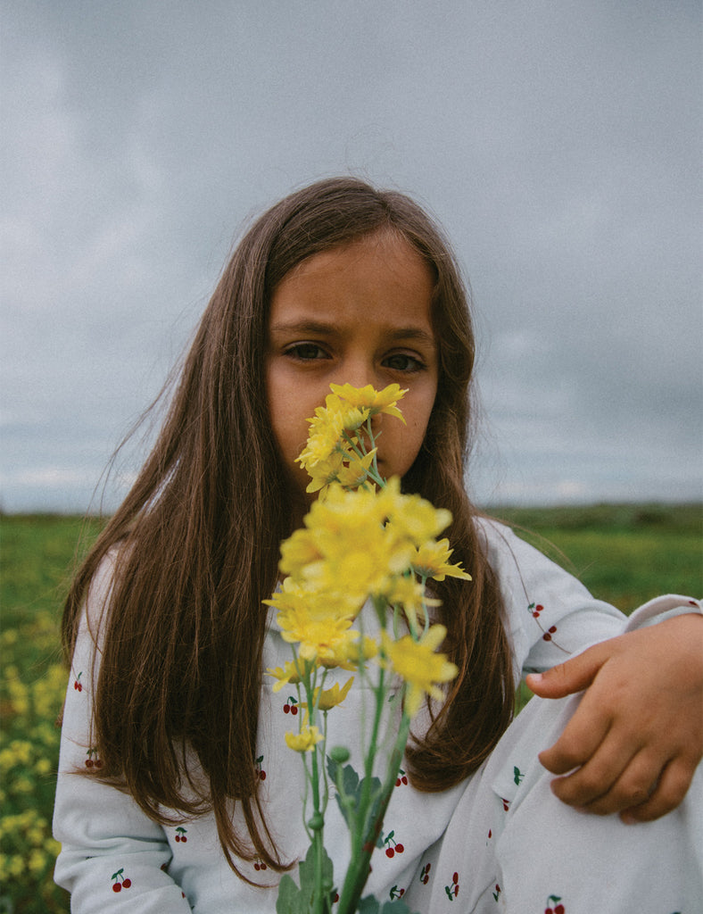 Kids Baggy Blouse PJ Set in Cherries