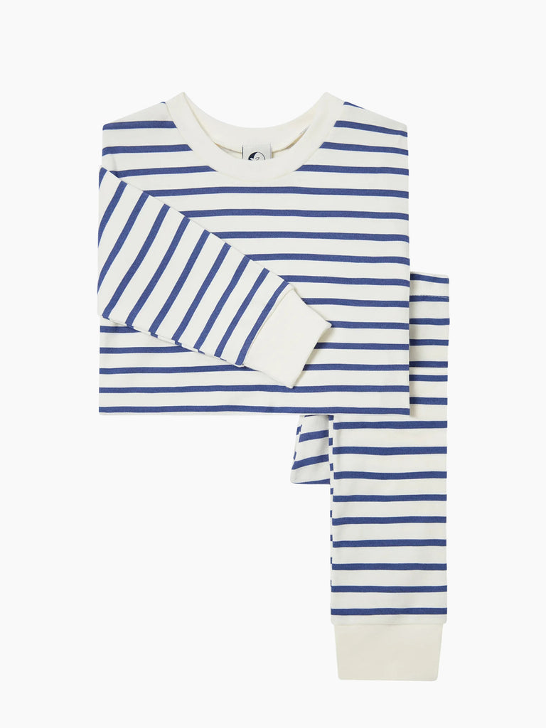 Image of Kids Classic Set in Navy + Cream Breton Stripe