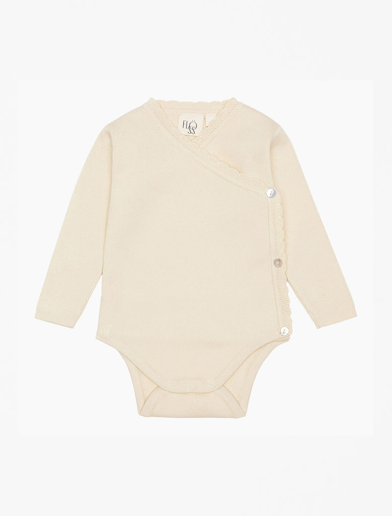 Image of Kaya Onesie in Soft White.