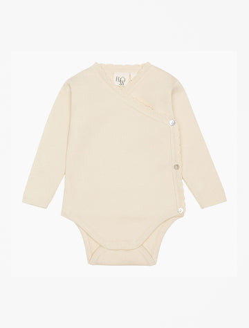 Image of Kaya Onesie in Soft White.