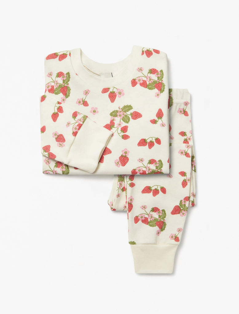 Kids Classic Set in Strawberry Fields flat lay image.