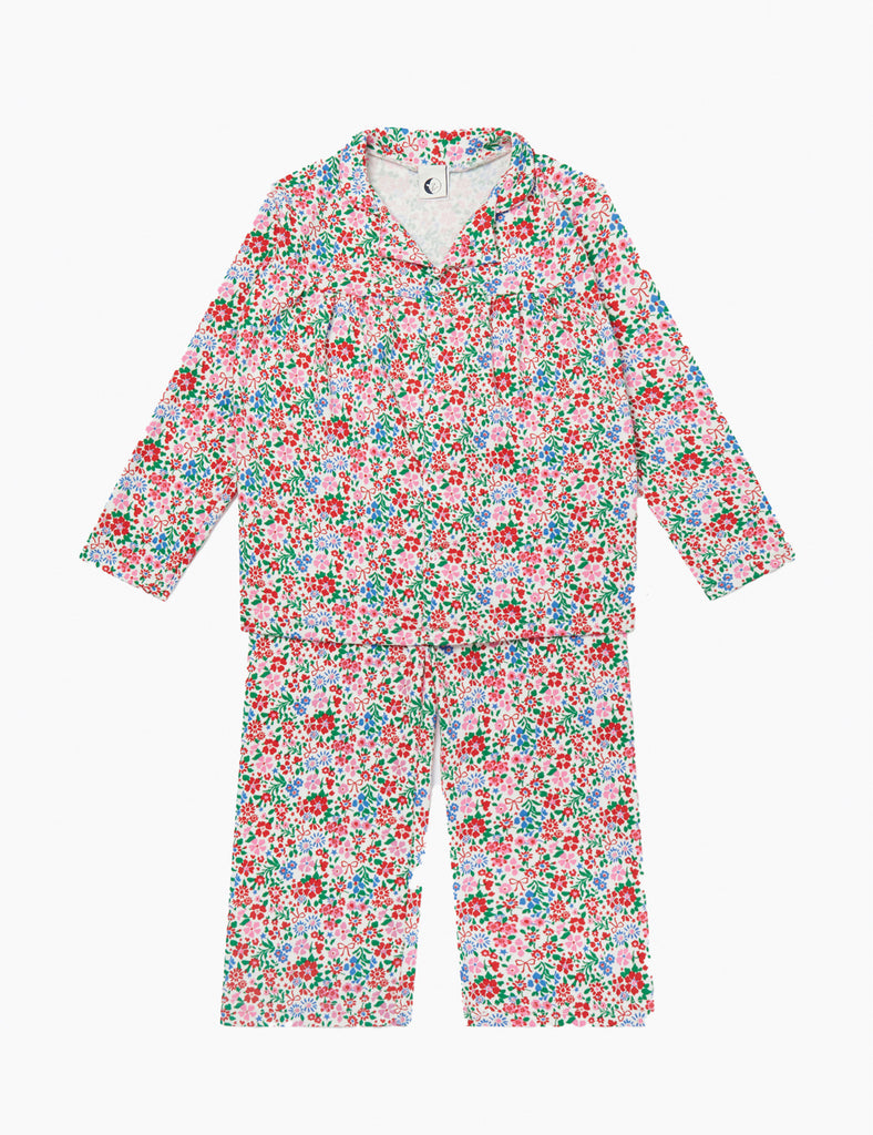 Kids Baggy PJ Set in Festive Floral.