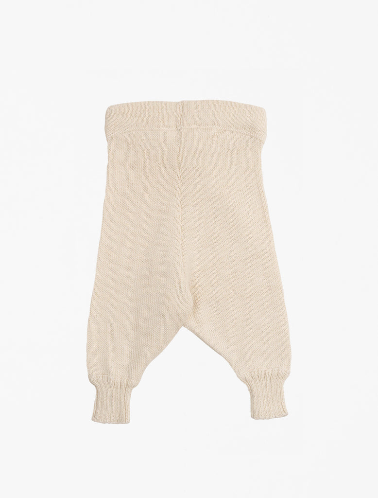 Wool Silk Knit Leggings in Buttercream – Spilled Milk