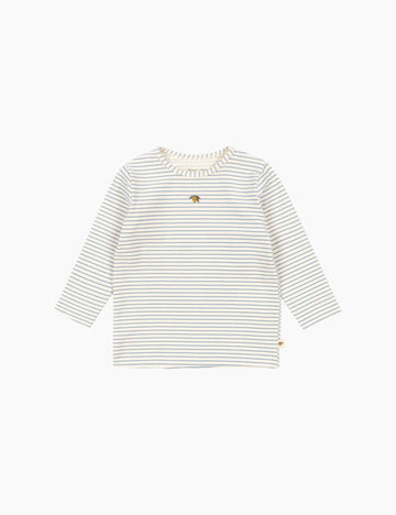 Striped long-sleeve shirt on a white background