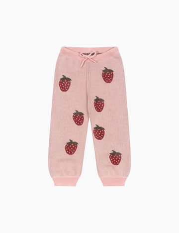 Image of Lapis Lurex Pant in Strawberry.