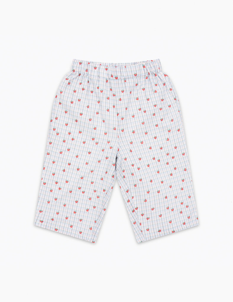 Image of Lenny Pants in Strawberry Check.