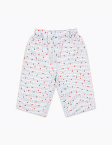 Image of Lenny Pants in Strawberry Check.