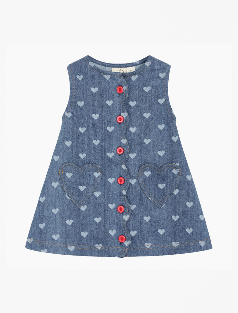 Image of Lollo Dress in Denim.