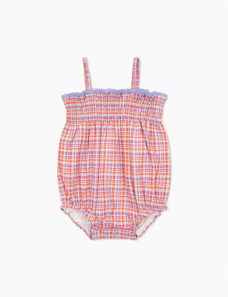 Image of Lottie Romper in Picnic Check