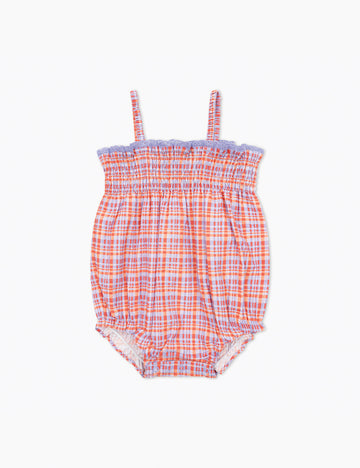 Image of Lottie Romper in Picnic Check