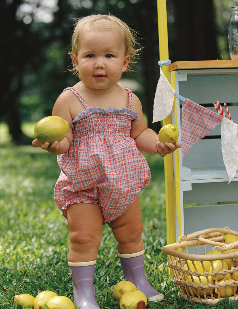 Image of Lottie Romper in Picnic Check