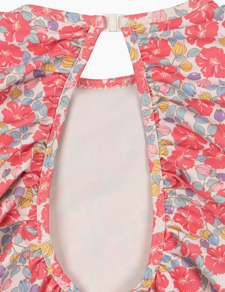 Images of Manuca Long-Sleeve Swimsuit in Rose Anglaise