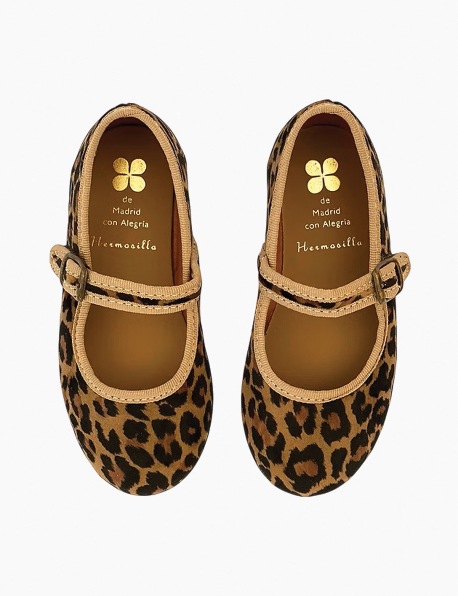 Velvet Mary Janes in Leopard – Spilled Milk