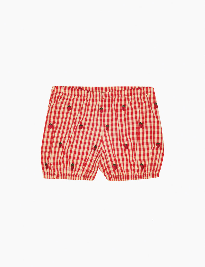 image of molly bloomers in berry gingham