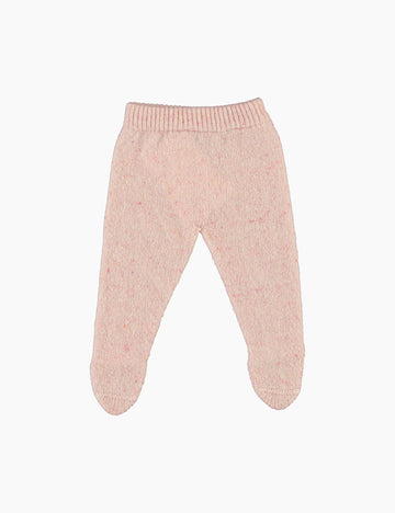 Pink baby pants on a white background