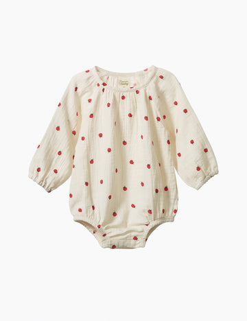 image of Meadow Romper in Raspberry