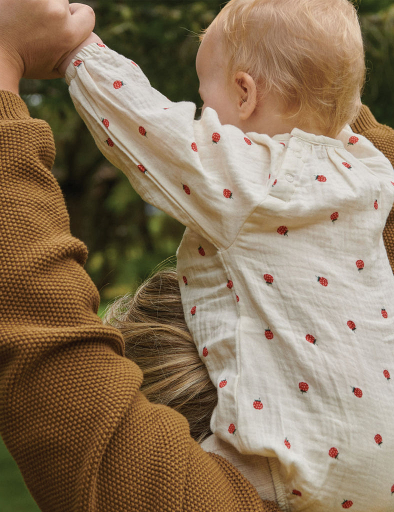 image of Meadow Romper in Raspberry
