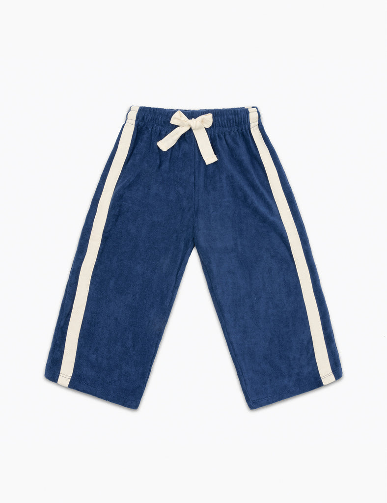 Image of Mini Terry Pant in True Navy.