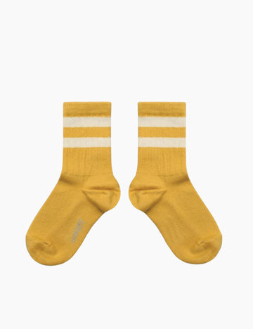 image of nico varsity sock in camomile