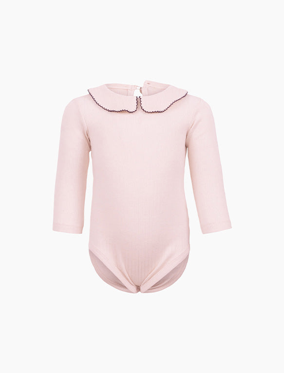 Image of Nostalgia Onesie in Pale Pink.