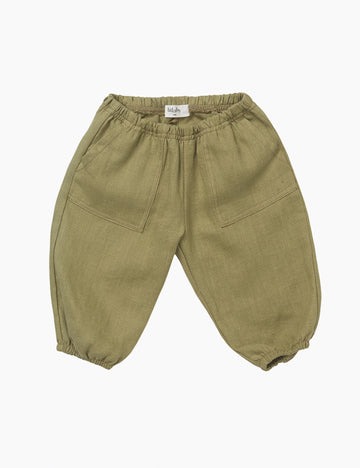 Image of Panda Pants in Khaki Green