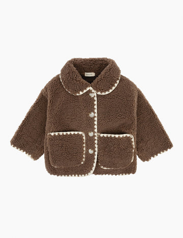 Image of Paddy Jacket in Brown.