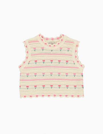 Image of Paloma Vest in Tulip Crochet