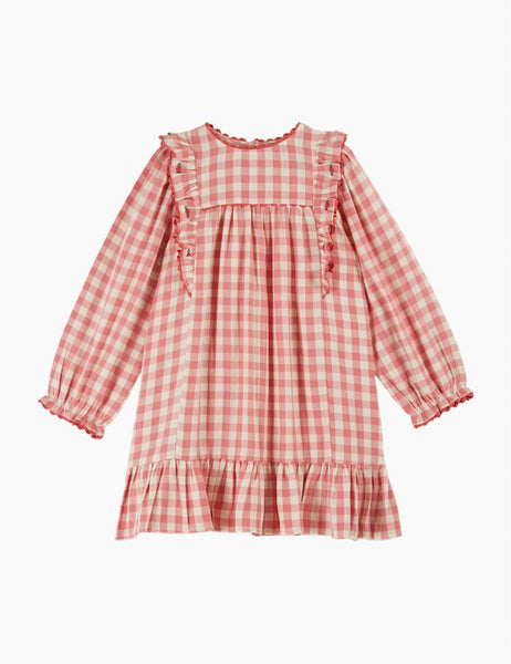 Pink Gingham Dress